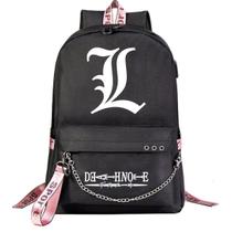 Mochila escolar Deaths Notes Anime Oxford Cloth 32x15x45cm