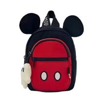 Mochila Escolar Disney Mickey Mouse Para Meninas, Bolsa De Moda Infantil Com Pingente De Mãozinha Mochila Escolar Disney Mickey Mouse Para Meninas, Bolsa De Moda Infantil Com Pingente De Mãozinha