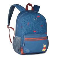 Mochila Escolar Disney Pooh e Amigos 17.5 Polegadas Oficial - AZUL Mochila Escolar Disney Pooh e Amigos 17.5 Polegadas Oficial - AZUL