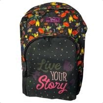 Mochila Escolar Disney Princesa Live Your Story