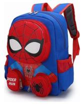 Mochila escolar do homem aranha