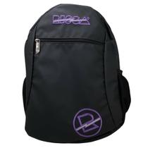 Mochila Escolar Emborrachada Resistente Risca 9079