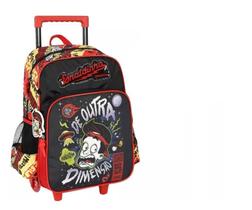 Mochila escolar enaldinho outra dimensão rodinhas tam g Mochila escolar enaldinho outra dimensão rodinhas tam g