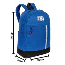 Mochila Escolar Esportiva De Costas Grande Nba Basics Original COR:AZULTAMANHO:UNICOGENERO:UNISSEX