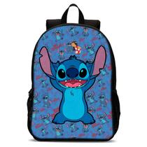 Mochila Escolar Estampa Stitch, Ideal para Meninos e Meninas na Volta às Aulas Trabalho Fãs Ohana Familia Mochila Escolar Estampa Stitch, Ideal para Meninos e Meninas na Volta às Aulas Trabalho Fãs Ohana Familia