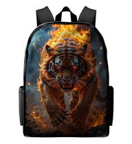 Mochila Escolar Estampada Animal Tigre Bolsa Volta As Aulas Mochila Escolar Estampada Animal Tigre Bolsa Volta As Aulas
