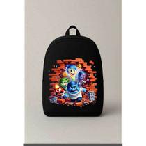 Mochila Escolar Estampada Emoções Divertidas Bolsa Ideal Para Passeios e Viagens Bolsa Infantil Mochila Escolar Estampada Emoções Divertidas Bolsa Ideal Para Passeios e Viagens Bolsa Infantil