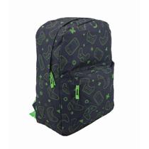 Mochila Escolar Estampada Infantil Juvenil100% Poliéster Zíper - Actual