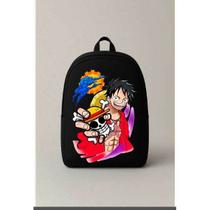 Mochila Escolar Estampada Luffy Pirata Heroi Bolsa Ideal Para Passeios e Viagens Bolsa Infantil Mochila Escolar Estampada Luffy Pirata Heroi Bolsa Ideal Para Passeios e Viagens Bolsa Infantil