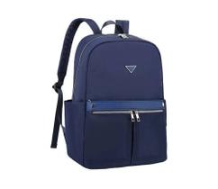 Mochila escolar Executiva Feminina para Laptop Azul Escuro 2 Bolsos GW3005 seanite Mochila escolar Executiva Feminina para Laptop Azul Escuro 2 Bolsos GW3005 seanite