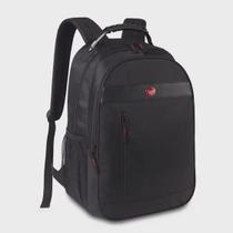 Mochila Escolar Executiva Notebook Preta Ml23196 Clio Style