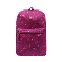 Mochila Escolar Feminina Alças Rabisk Flores Folhas Juvenil Mochila Escolar Feminina Alças Rabisk Flores Folhas Juvenil