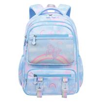 Mochila Escolar Feminina Bolsa Delicada Arco Iris Estilo Fichario Com Abertura 180 - M3M