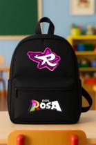 Mochila Escolar Feminina Dos Rosas Resistência Para Meninas Estudantes Passeio Viagens