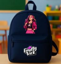 Mochila Escolar Feminina Emilly Vick Resistência Para Meninas Estudantes Viagens Passeios