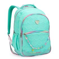 Mochila Escolar Feminina Fashion Criança Infantil Grande Ajustável Resistente Passeio Viagem