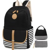 Mochila Escolar Feminina Grande Lancheira Notebook Carteira