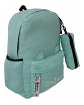 Mochila Escolar Feminina Infantil Juvenil Média Gatinha M831