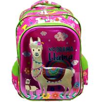 Mochila Escolar Feminina Infantil Lhama 01841 Mochila Escolar Feminina Infantil Lhama 01841