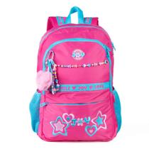 Mochila Escolar Feminina Infanto Juvenil BG Joy Rosa