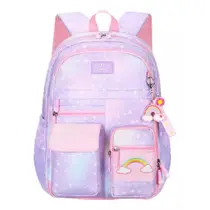 Mochila Escolar Feminina Juvenil Adolescente Bolsa De Costas