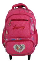 Mochila Escolar Feminina Notebook Rodinhas Juvenil Adulto H9 Mochila Escolar Feminina Notebook Rodinhas Juvenil Adulto H9