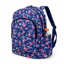 Mochila Escolar Feminina Reforçada Grande 24L Estampada Top Mochila Escolar Feminina Reforçada Grande 24L Estampada Top