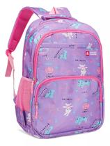 Mochila Escolar Feminina Viagem Bolsa Estudantes Nova Coleção 23308 Mochila Escolar Feminina Viagem Bolsa Estudantes Nova Coleção 23308