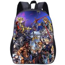 Mochila escolar Finals Fantasy Anime para crianças