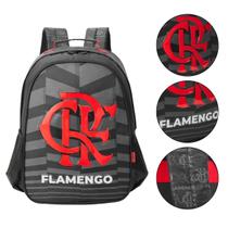 Mochila Escolar Flamengo Xeryus 40x30cm com Brasão Oficial