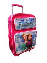 Mochila Escolar Frozen Com Carrinho