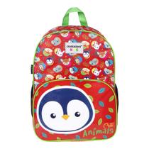 Mochila Escolar G Infantil Menino Cute Animals Pinguim Container Kids Mochila Escolar G Infantil Menino Cute Animals Pinguim Container Kids