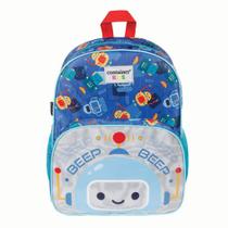 Mochila Escolar G Infantil Menino Robots Beep Beep Container Kids Mochila Escolar G Infantil Menino Robots Beep Beep Container Kids