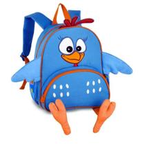 Mochila Escolar Galinha Pintadinha Com Asas Costa Alças M