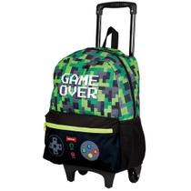 Mochila Escolar Gamer Over Rodinhas Infantil Tam G Sestini Mochila Escolar Gamer Over Rodinhas Infantil Tam G Sestini