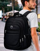 Mochila Escolar Grande Executiva Espaço Para Notebook Anti Furto Trava Com Senha