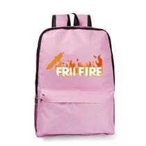 Mochila Escolar Grande Game Faquinha FR Free Fire Infantil Alças Reforçadas Volta as Aulas COLOR'S