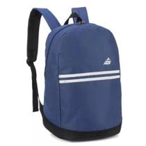 Mochila Escolar Grande Juvenil Costas Reforçada Adv Azul