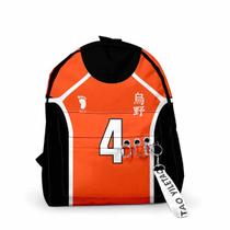Mochila escolar Haikyuus Karasunos 4 Cartoon Kids Oxford