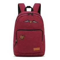 Mochila Escolar Harry Potter Básica Vinho