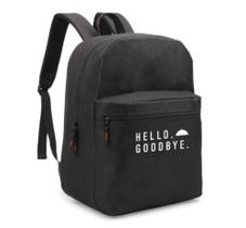 Mochila Escolar Hello Good Bye Bolsa Unissex Novidade!! Mochila Escolar Hello Good Bye Bolsa Unissex Novidade!!