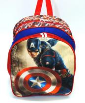 Mochila Escolar Herói Capitão América Vingadores Costas G F5
