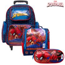 Mochila Escolar Homem Aranha com Rodinha Toys 2U