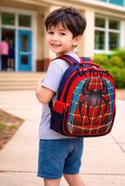 Mochila Escolar Homem Aranha Infantil Juvenil Escolar Volta às Aulas
