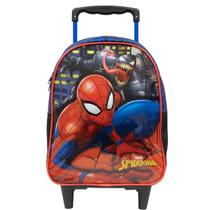 Mochila Escolar Homem Aranha Rodinhas Infantil Spiderman Grande