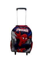 Mochila Escolar Homem Aranha Spider Man Carrinho Vermelho - DB