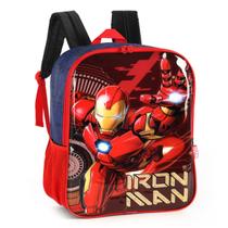 Mochila Escolar Homem de Ferro Heróis Vingadores Marvel