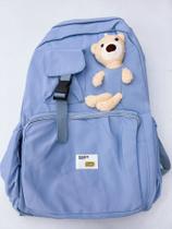 Mochila Escolar Impermeável Casual Feminina Masculina Moda Coreana