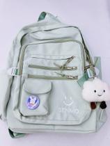 Mochila Escolar Impermeável Casual Feminina Masculina Moda Coreana