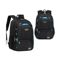 Mochila Escolar Impermeável Para Meninos Adolescentes, Bolsa Para Crianças E Estudantes Do Ensino - NONE